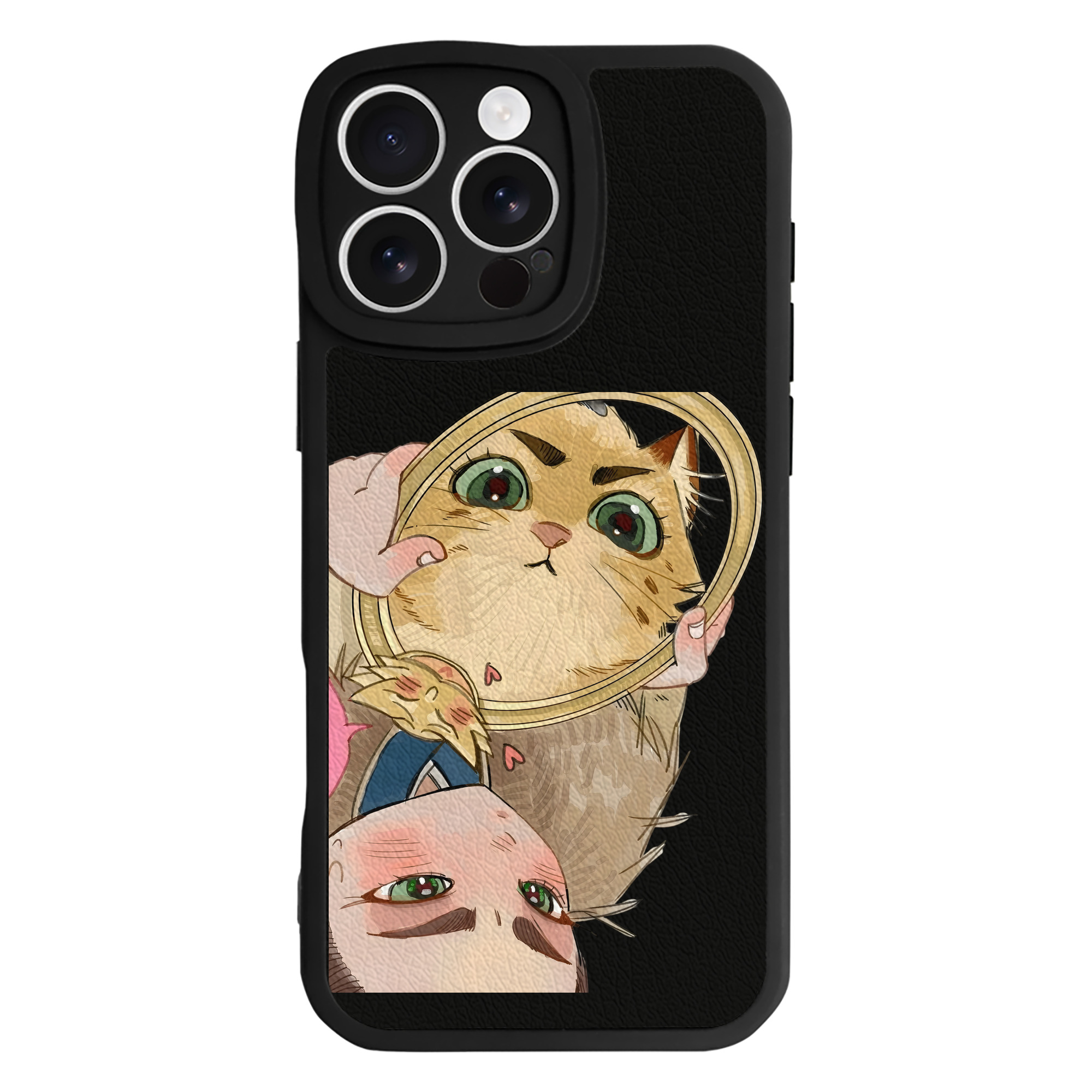 （画像用） Ne Zha 2 ナタ 魔童の大暴れ 【iPhone 16シリーズ対応】シリコンスマホケース（レザー調） 材質：シリコン
